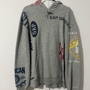 Vintage "Fall Into The Gap" Gap Hoodie Size XXL